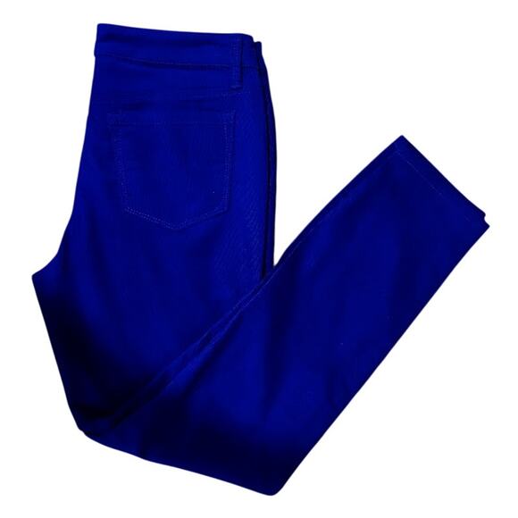 LOFT Modern Skinny, Slim Through Hip & Thigh, Corduroys, Cobalt Blue, Sz 4P  NWT - Picture 1 of 3